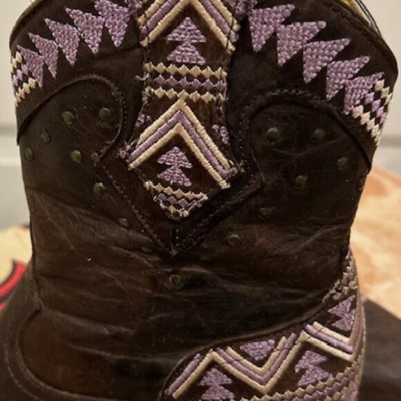 YIPPEE KIYAY Old Gringo Alexa 8” Distressed Leather Boots - Picture 16 of 16